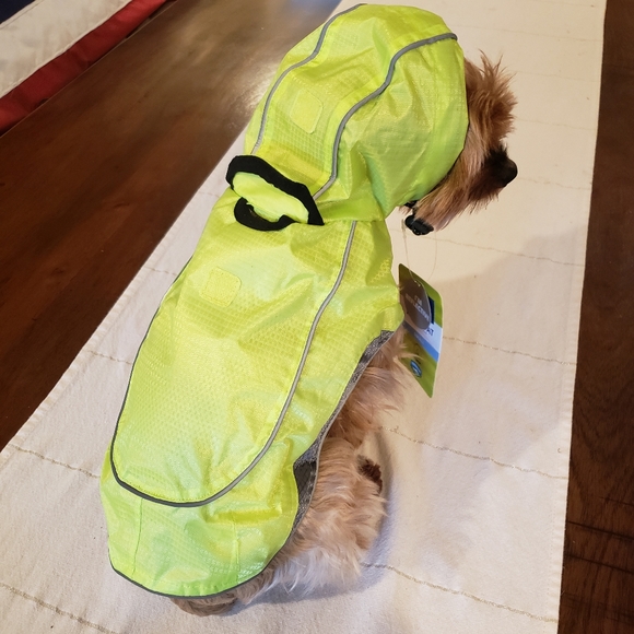 Reflective Dog Hooded Rain Jacket S - Picture 2 of 16